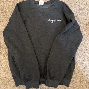 Gildan Women's Dark Blue Crew Neck Sweater